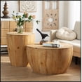 thumbnail image 6 of 21.06"Vintage Style Bucket Shaped Coffee Table for Office, Dining Room and Living Room, 6 of 10