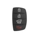 thumbnail image 2 of Reemplazo Almohadilla Carcasa Llave A Distancia Coche Plegable Con Tapa 4 Botones para, 2 of 9