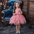 thumbnail image 5 of XBASW Baby Toddler Flower Girl Dress Birthday Party Wedding Gown Mesh Irregular Tutu Princess Dresses 0-5T, 5 of 9