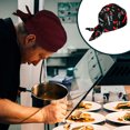 thumbnail image 2 of Unisex Woman Man Chef Hat with Adjustable Strap Breathable Cooking Cooker Working Catering Cap Accessory Kitchen Restaurant Cafe Pepper, 2 of 7