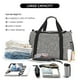 thumbnail image 5 of Disketp Black And White Houndstooth Bolsa de Viaje Tipo Duffle, Bolso de Mano para Fin de Semana para Mujer, Bolsa de Gimnasio Ligera para Hombre, Esencial para Viajes, 5 of 7