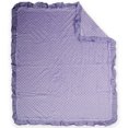 thumbnail image 3 of Babyfad Minky Ultra Purple 9 Piece Crib Bedding Set – Elegant Purple Design Soft & Luxurious Baby Girl Nursery Set, 3 of 4