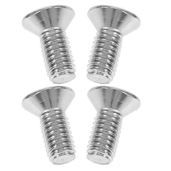 4 Pcs Brake Disc Rotor Screw Brake Fixing Screws 1.50X1.00X1.00CM Silver