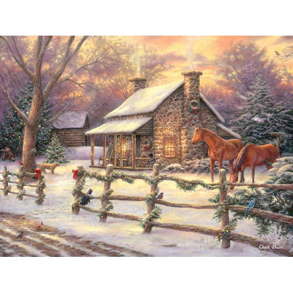 DIAMOND ART CLUB Marianne's Winter Hideaway Diamond Painting Kit