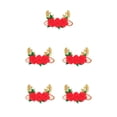 thumbnail image 3 of Toystoory Horquilla de Navidad, adornos para la cabeza de tamaño pequeño, para mujeres jóvenes, pinza para el pelo de Navidad, adorno para Type2 NO2, 3 of 6