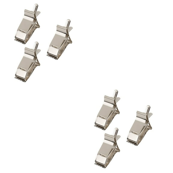 2 Count Clips for Bird Food Treat Holder Parakeet Cage Accessories Silver