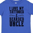 thumbnail image 4 of Inktastic I Love My Tattooed & Bearded Uncle Boys or Girls Toddler T-Shirt, 4 of 5