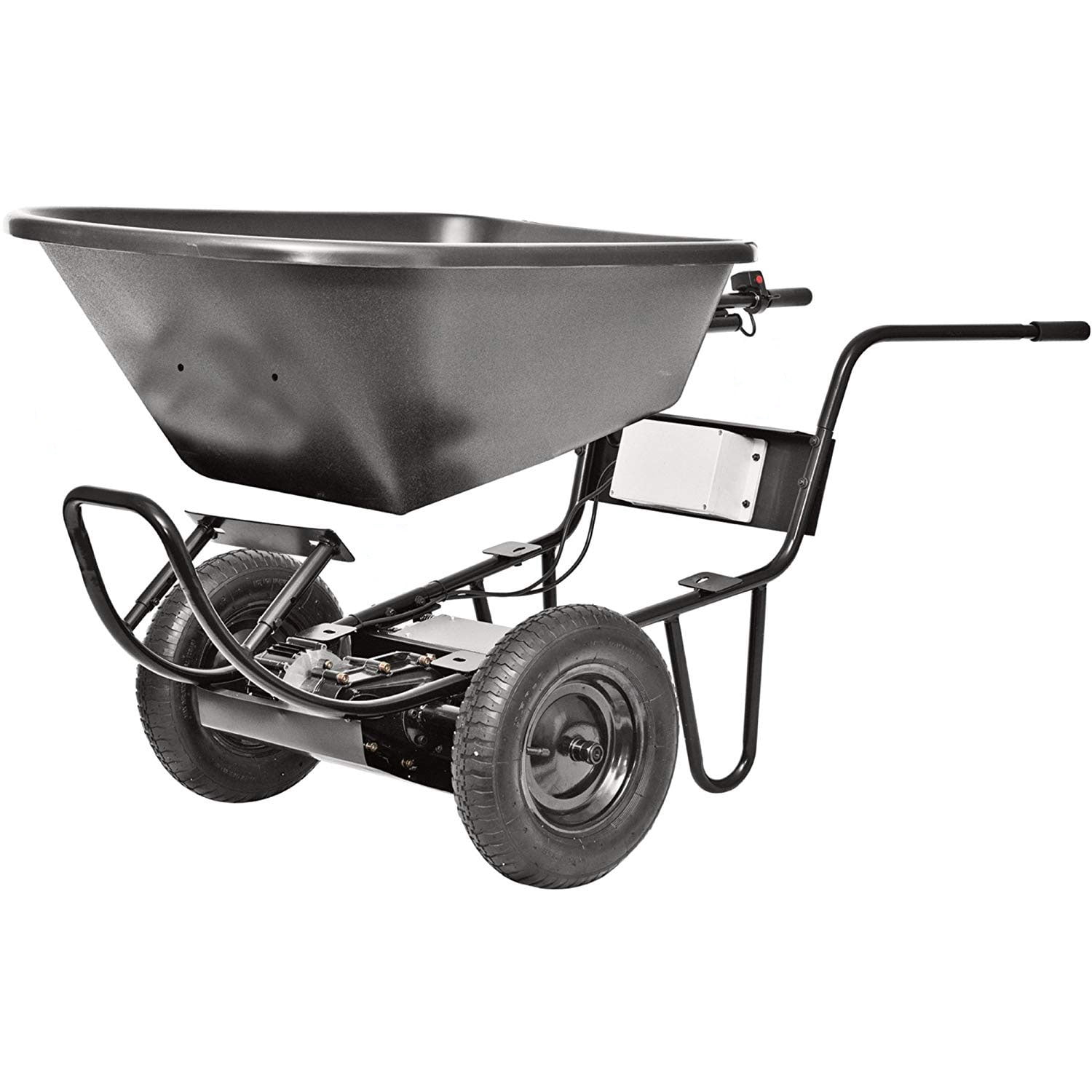 Paw Power Assist Wheelbarrow Self Propelled Rechargeable Electric Drive System PAW Power Assist Wheelbarrow Self Propelled Rechargeable Electric Drive
