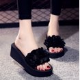 thumbnail image 2 of VerPetridure Womens Sandals Casual Summer Women's Flower Outdoor Fashion Leisure Beach Wedge Slip On Slippers Shoes, 2 of 9