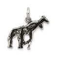 thumbnail image 3 of FB Jewels Sterling Silver Antiqued Giraffe Charm, 3 of 4
