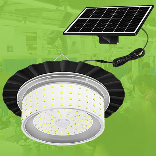 IP65 Agua Posteo solar impermeable Luz de 600lm 244 LED Solar Light Sensor de movimiento de aire interior para exteriores para casa de garaje Hogar en granero