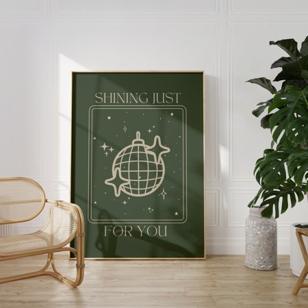 POSTER mirrorball baskÄ±, poster, swift decor, folklore poster, Print, fast gift, folklore evermore, Products-UNFRAMED