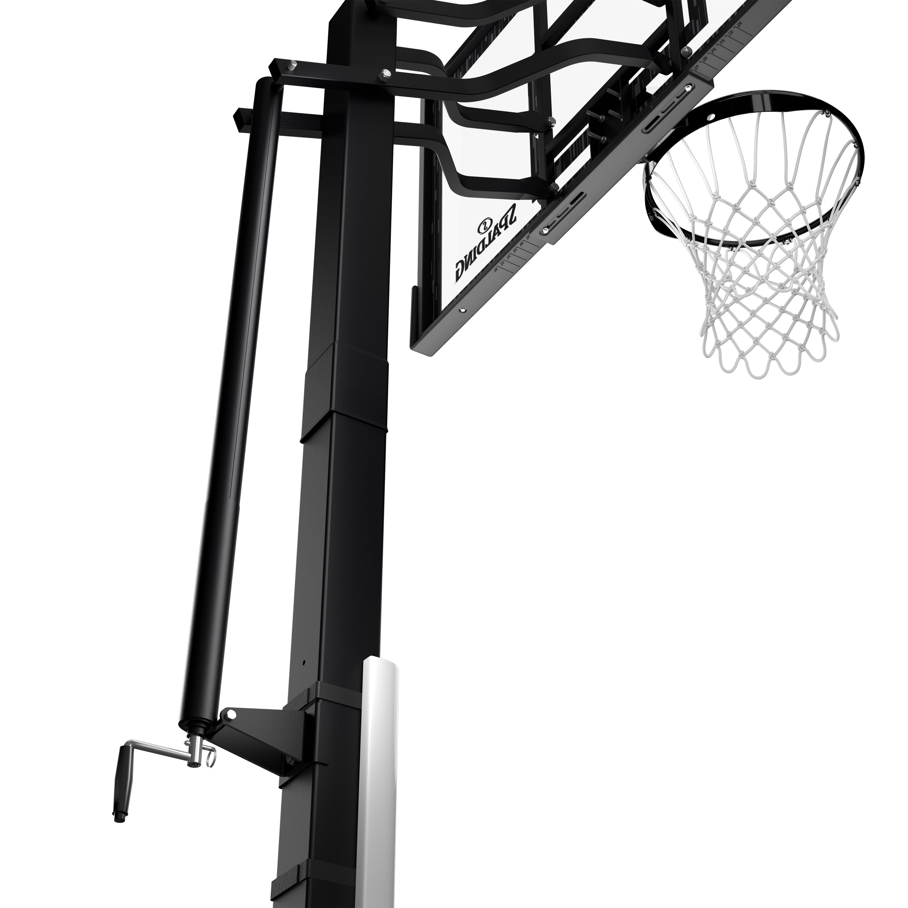 Spalding 60 In. Acrylic Screw Jack Portable Basketball Hoop System -  Walmart.com