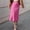 Pink, variant on Women's Straight Solid Midi Skirt For Daily Vacation Wear Elegant Slim Fit Spring Summer Fall Casual Skirt Hand Wash School Skirt Leather Pencil Skirt Daybed Skirt Hangers for Skirts Athletic Skirt