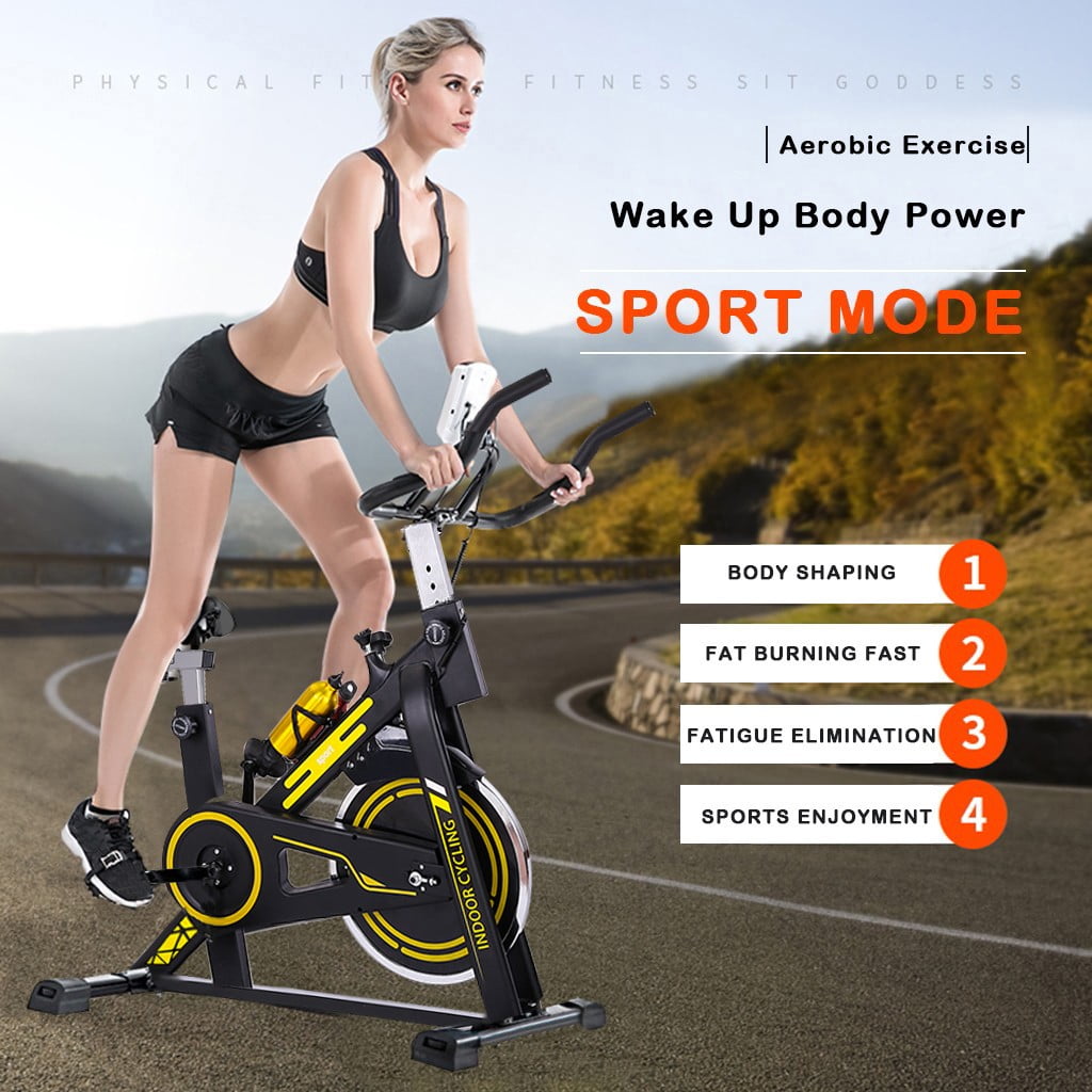 Exercise Stationary Bicycle Cycling Fitness Gym Bike Cardio Workout Bicycle US 