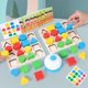 thumbnail image 2 of Bloques de construcción de rompecabezas 3D para niños de 4 a 8 años, juego de inteligencia lógica, juguete Montessori para forma geometrica, 2 of 9