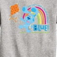 thumbnail image 3 of Blue Clues & You! - Can't Have Rainbow Without Blue - Toddler And Youth Crewneck Fleece Sweatshirt, 3 of 5