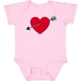 thumbnail image 3 of Inktastic Valentines Day Heart Arrow Boys or Girls Baby Bodysuit, 3 of 5