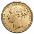 thumbnail image 2 of 1873-S Australia Gold Sovereign Young Victoria MS-61 PCGS, 2 of 3