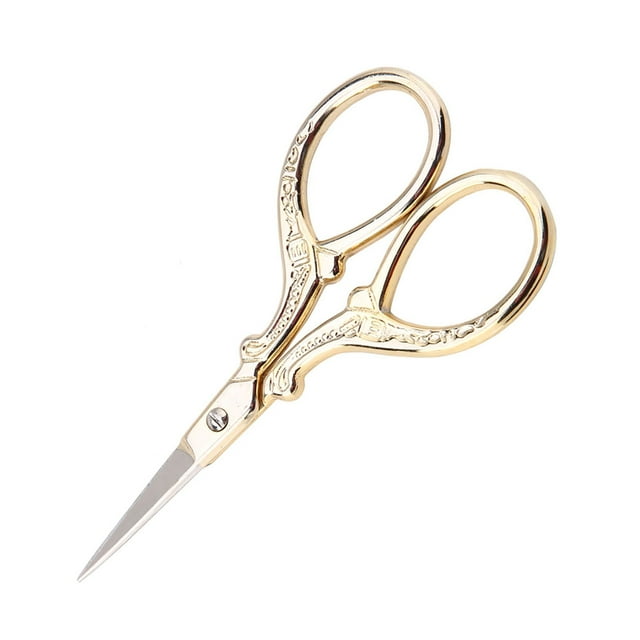 Tijeras vintage tijeras de coser afiladas antiguas de punto de cruz europeo DIY herramienta de costura de modista Retro tijera pequeña ANGGREK Otros
