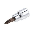 thumbnail image 1 of Socket de broca Phillips métrico estándar Uxcell de 3/8" de conducción x #2, acero S2 y Cr-V, 1 of 5