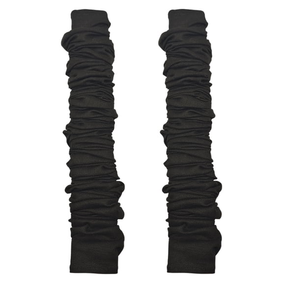 Fabric Cord Cover & Chandelier Chain Cover 2 Pack 6Feet Length for Chandelier Lighting Wires Natural Burlap Easy to Install (Black)
