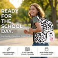 thumbnail image 4 of Yspwyqan Backpack Set for Boys, Cute Cow Spots Kids Backpack Lunch Box Set, 17 Inch Casual School Bag with Water Bottle Bag, Adjustable Straps for Ages 8-15, 4 of 7
