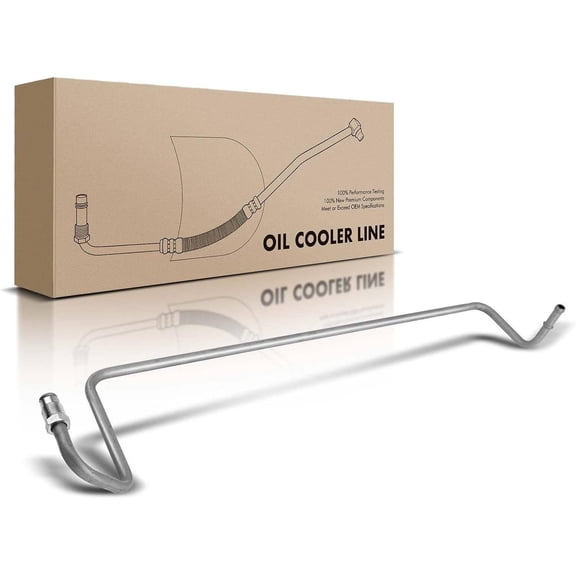 A-Premium Inlet and Outlet Automatic Transmission Oil Cooler Line Hose Assembly Compatible with Ford F-250 Super Duty F-350 Super Duty Excursion