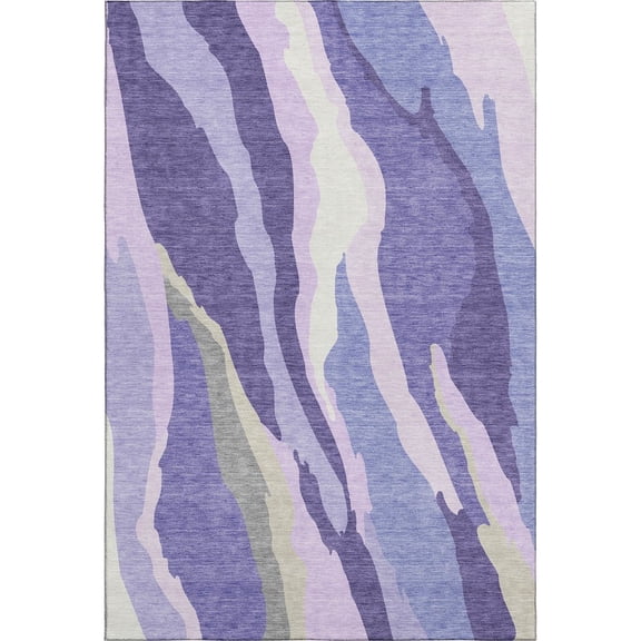 Dalyn Rugs Premium Machine Washable Mayfield AMF1047 Purple 2'6" x 3'10" Rug