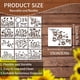 thumbnail image 3 of Plantillas de Flores Grandes para Vallas de Jardín - Decoración Diy 2024. Plantilla Floral Reutilizable para Pintar Patrones de Setos de Madera En Paredes., 3 of 7