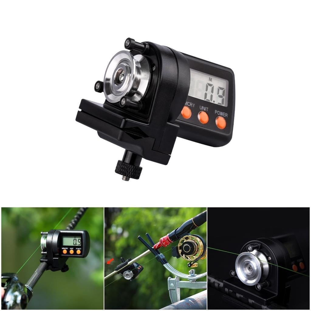Osdhezcn Durability ABS Fishing Line Meter Bidirectional Measurement For Saltwater Freshwaters Fishing Gear