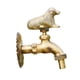 thumbnail image 2 of Grifo decorativo para jardín de exterior, grifo de pared para exterior, grifo resistente para lavandería, diseño retro, grifo de agua de latón para Perro, 2 of 8