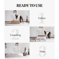 thumbnail image 5 of 79" Convertible Sofa Bed CARZZI LIFE Compressed Floor Boneless Couch Modular Corduroy Sleeper Sofa, Folding Mattress Couch for Small Spaces - No Assembly Needed in Beige (Includes 2 Pillows), 5 of 11