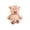Pink, variant on Highland Cow Plush Toy, Soft Pink Stuffed Animal, 1-Pack Adorable Fluffy Plushie for Kids & Adults, Birthday Gift, 11.81in
