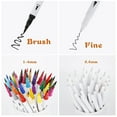 thumbnail image 6 of SagaSave Dual Tip Brush Pens Set Watercolour Pens 36-100 Colors for Writing DIY Coloring Drawing Adults and Kids, 6 of 7