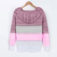 thumbnail image 3 of Vedolay Fall Sweaters for Women Sweaters for Women Fall 2023 Crewneck Long Sleeve Side Slit Knit Pullover Sweater,Purple L, 3 of 5