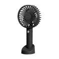 thumbnail image 1 of Ventilador personal de mano, ventilador USB eléctrico de escritorio con batería recargable, ventilador con soporte para ventilador, 1 of 7
