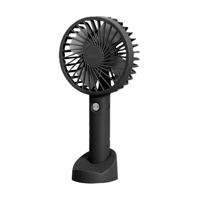 Ventilador personal de mano, ventilador USB eléctrico de escritorio con batería recargable, ventilador con soporte para ventilador