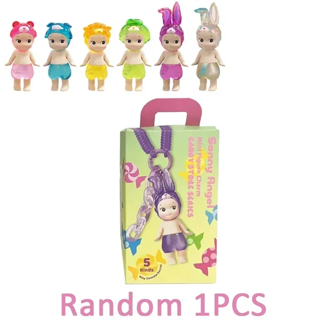 Serie 6Style, Serie Sonny Angel Dream, Caja misteriosa, Mini amuleto de personaje de anime, Llavero, Regalo de cumpleaños de Navidad para niños