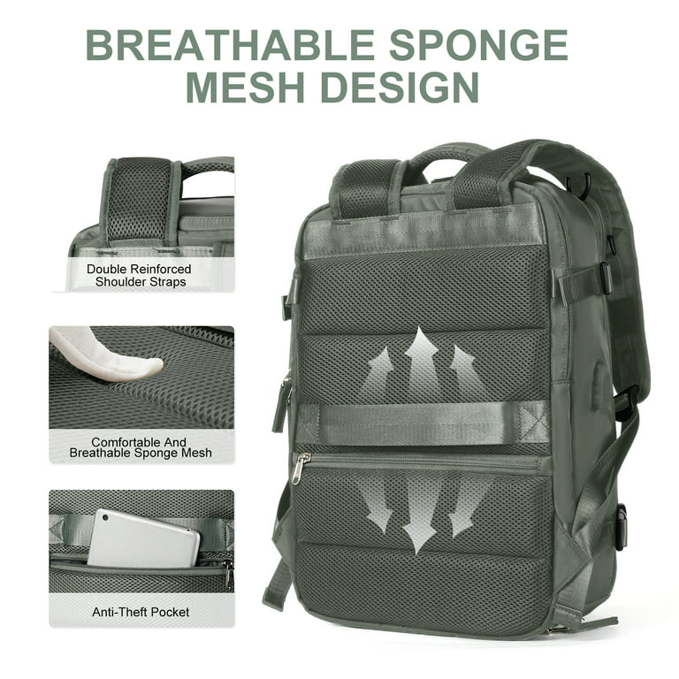 ShineKing Portable Travel Mesh Shoe Bags Breathable Travel Toiletry Bag for Beach Sports Travel Camping, Kids Unisex, Black