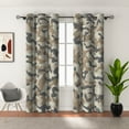 thumbnail image 4 of Pbobriich Green Camouflage Blackout Curtains,Abstract Thermal Insulated Window Curtain for Bedroom 52x96 Inch Set 2 Panels, 4 of 6