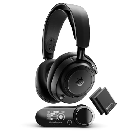 (Open Box) STEELSERIES ARCTIS NOVA ELITE HI-RES WIRELESS GAMING HEADSET 61661 - OBSIDIAN