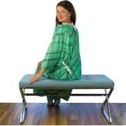 Green IV Hospital Gown / IV Patient Gown W/ Telemetry Pocket - Unisex - Fits All Sizes up to 3XL