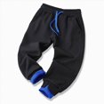 thumbnail image 4 of Child Boys Baggy Sweatpants Athletic Pants 3-12 Years Kids Elastic Waist Straight Leg Jogger Pants with Drawting Fall Winter Kids Size 4-5 Years, 4 of 9
