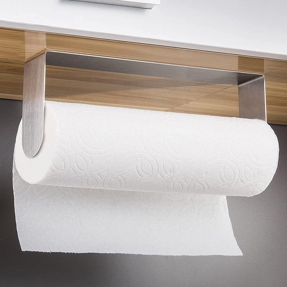 Soporte para toallas de papel YIGII para debajo del gabinete SUS-304 de acero inoxidable