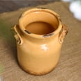 thumbnail image 4 of Ceramic Rustic Farmhouse Vase, Distressed Decorative Flower Vase for Home Decor, Ideal Shelf Decor, Yellow  Vases for Living Room Bedroom Kitchen Office Centerpiece Table Decorations, 4 of 14