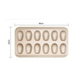 thumbnail image 3 of 3 Packs Nonstick Pan for Baking 12 Cakes Heavy Duty Carbon Steel Madeleine Mold Cookie Sheet Dishwasher Safe French Madeleine Cake Pan 23x40cm, 3 of 6