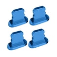 thumbnail image 1 of Methold 4Pcs Mobile Phone Stopper Dust Proof USB Protection Anti-dust Cap Micro Charging Port Replacement for 13/Mini/Pro/Pro Max Cables de audio/vídeo Azul oscuro, 1 of 4