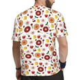 thumbnail image 2 of Wukai Oriental Cuisine Print Men's Short-Sleeved Mesh T-Shirt,Quick-Dry Short Sleeve Workout T-Shirt-3X-Large, 2 of 8