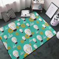 thumbnail image 3 of Light Bulb Pattern gear Shaggy Area Rug, Rugs for Living Room Bedroom Non Slip Door Mat Indoor Carpet Machine Washable Nursery Home Decor Floor Mats for Entryway 60x39in-#, 3 of 5